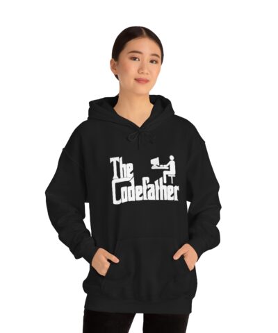 The Codefather Computer Kapşonlu 3 İplik Şardonlu Unisex - Görsel 3