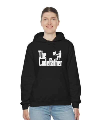 The Codefather Computer Kapşonlu 3 İplik Şardonlu Unisex - Görsel 5