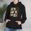 Eat Sleep Code, Coder, Computer, PC Kapşonlu 3 İplik Şardonlu Unisex