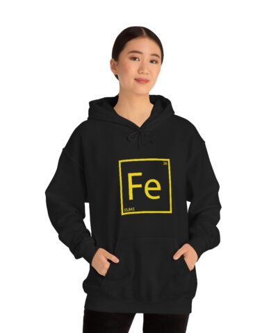 Fe / Demir Element Kapşonlu 3 İplik Şardonlu Unisex - Görsel 3