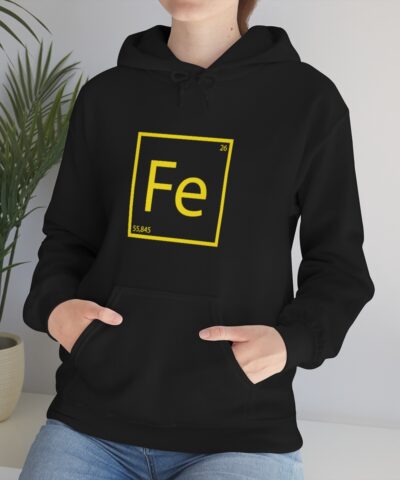 Fe / Demir Element Kapşonlu 3 İplik Şardonlu Unisex - Görsel 7