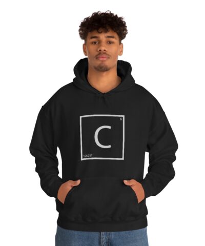 C / Karbon Element Metalurji Kapşonlu 3 İplik Şardonlu Unisex - Görsel 4