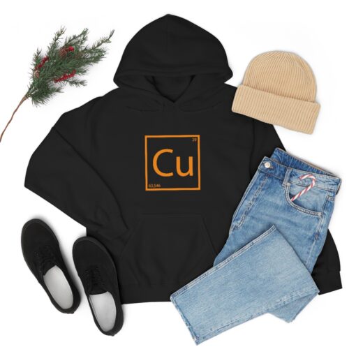 Cu / Bakır Element Metalurji Kapşonlu 3 İplik Şardonlu Unisex