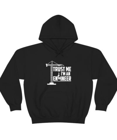 Alternative view of Trust Me I'm An Engineer Kapşonlu 3 İplik Şardonlu Unisex
