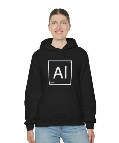 Al / Alüminyum Element Kapşonlu 3 İplik Şardonlu Unisex - Görsel 5