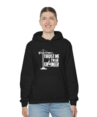 Trust Me I'm An Engineer Kapşonlu 3 İplik Şardonlu Unisex - Görsel 5