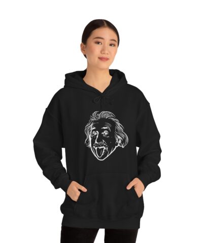 Einstein Figür Kapşonlu 3 İplik Şardonlu Unisex - Görsel 3
