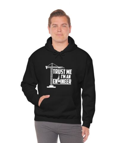 Trust Me I'm An Engineer Kapşonlu 3 İplik Şardonlu Unisex - Görsel 6