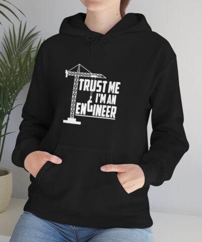 Trust Me I'm An Engineer Kapşonlu 3 İplik Şardonlu Unisex - Görsel 7