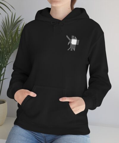 Microchip Mikroçip Kapşonlu 3 İplik Şardonlu Unisex