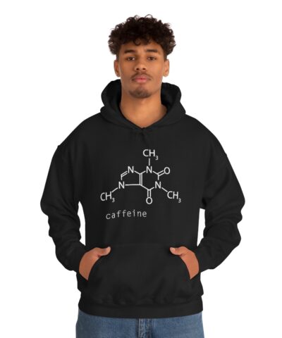 Caffeine Molacular Formula Kapşonlu 3 İplik Şardonlu Unisex - Görsel 4