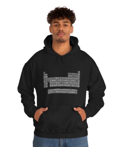 Periyodik Tablo Kimya Kapşonlu 3 İplik Şardonlu Unisex - Görsel 4