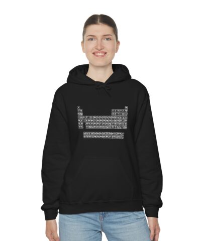 Periyodik Tablo Kimya Kapşonlu 3 İplik Şardonlu Unisex - Görsel 5