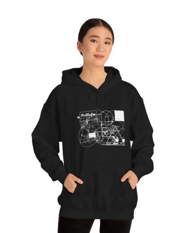 Formül Matematik Geometri Kapşonlu 3 İplik Şardonlu Unisex - Görsel 3