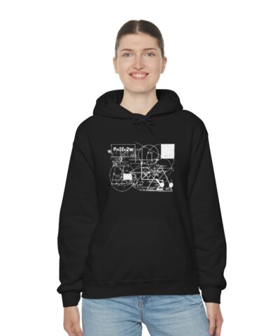 Formül Matematik Geometri Kapşonlu 3 İplik Şardonlu Unisex - Görsel 5