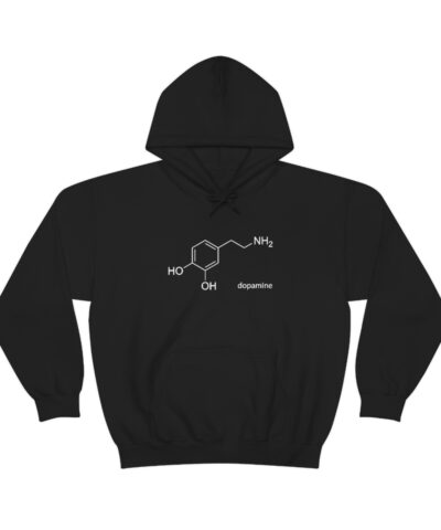 Alternative view of Dopamine Moleküler Formül Kimya Kapşonlu 3 İplik Şardonlu Unisex