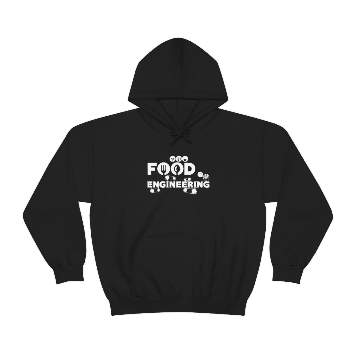 Food Engineering, Gıda Mühendisliği Kapşonlu 3 İplik Şardonlu Unisex - Görsel 2