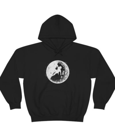 Alternative view of Astronot, Ay, Uzay Kapşonlu 3 İplik Şardonlu Unisex