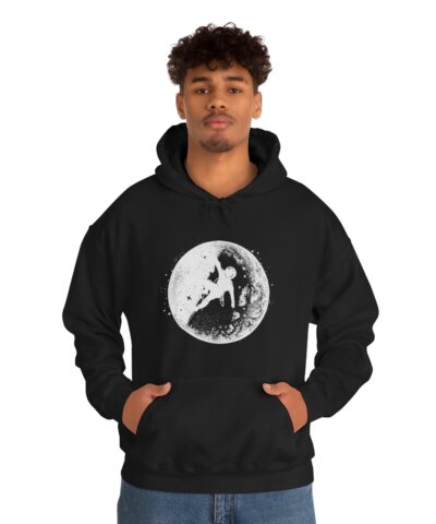 Astronot, Ay, Uzay Kapşonlu 3 İplik Şardonlu Unisex - Görsel 4