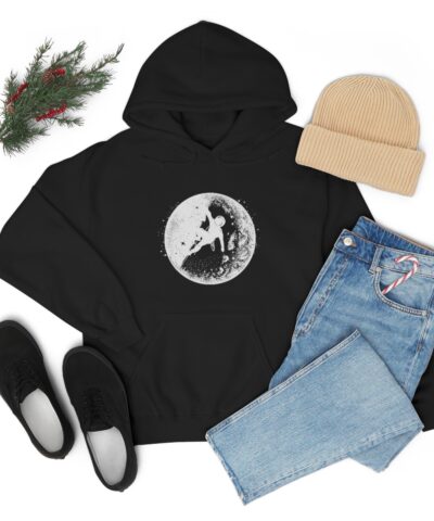 Astronot, Ay, Uzay Kapşonlu 3 İplik Şardonlu Unisex - Görsel 7