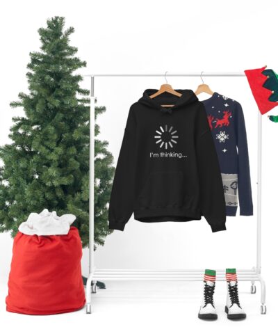 I'm thinking... Kapşonlu 3 İplik Şardonlu Unisex - Görsel 8
