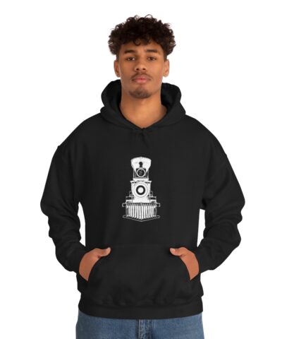 Retro Train Kapşonlu 3 İplik Şardonlu Unisex - Görsel 4