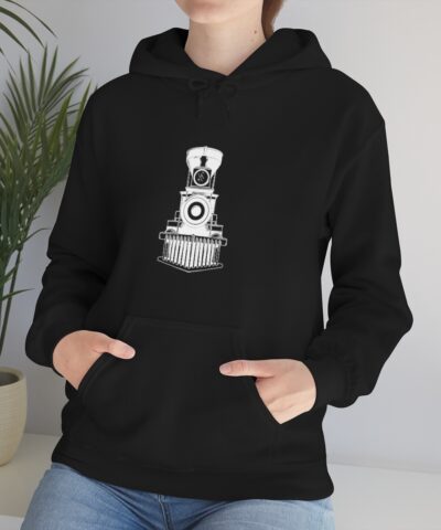 Retro Train Kapşonlu 3 İplik Şardonlu Unisex - Görsel 7