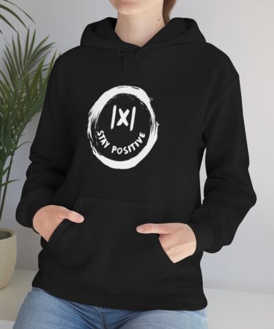 Stay Positive Math Kapşonlu 3 İplik Şardonlu Unisex