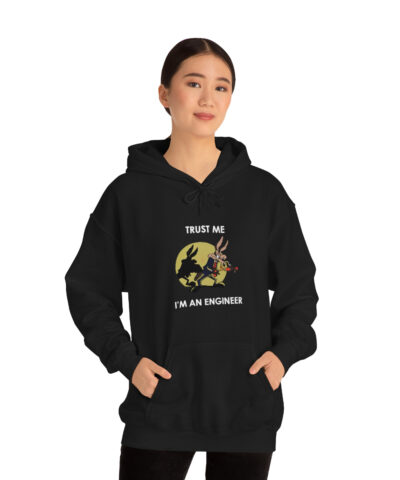 Coyote Trust Me I'm An Engineer Road Runner Kapşonlu 3 İplik Şardonlu Unisex - Görsel 3