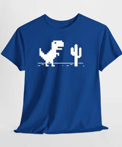 Internet Broken Dino Google Unisex Tişört - Görsel 5