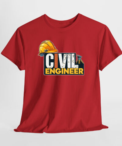 Civil Engineer Unisex Tişört - Görsel 5