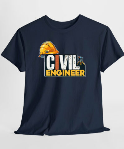 Civil Engineer Unisex Tişört - Görsel 6