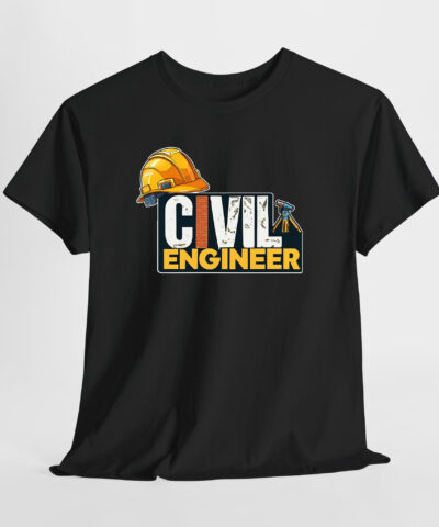 Civil Engineer Unisex Tişört - Görsel 8