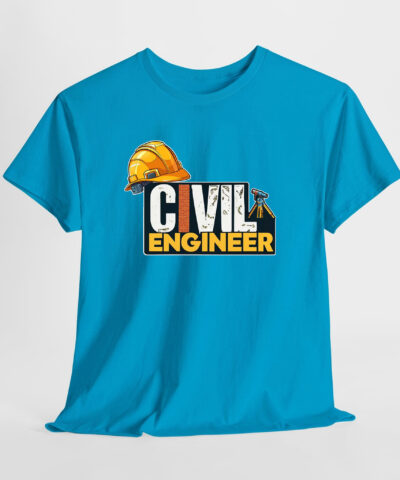 Civil Engineer Unisex Tişört - Görsel 9