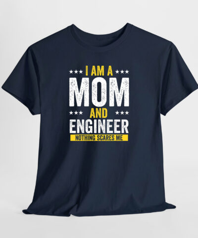 Mom Engineer Unisex Tişört - Görsel 4