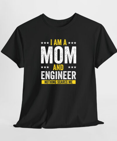 Mom Engineer Unisex Tişört - Görsel 6