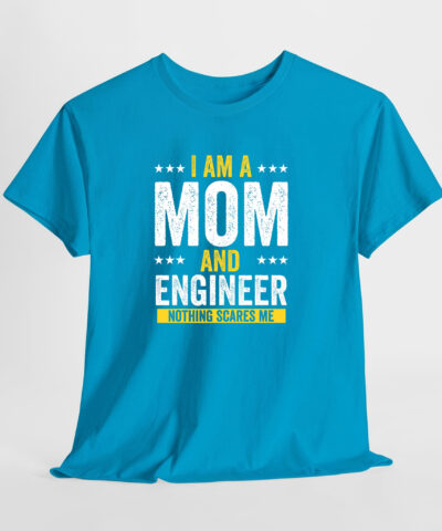 Mom Engineer Unisex Tişört - Görsel 7