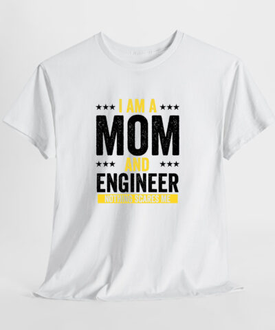 Mom Engineer Unisex Tişört - Görsel 8