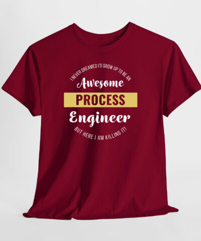 Awesome Process Engineer Unisex Tişört - Görsel 4