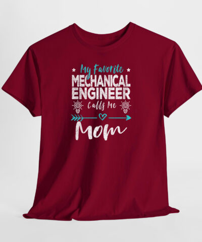 Mechanical Engineer Mom Unisex Tişört - Görsel 4