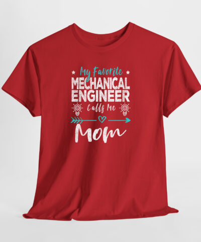 Mechanical Engineer Mom Unisex Tişört - Görsel 5