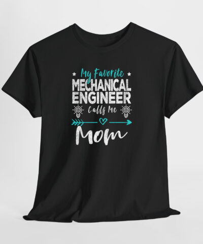 Mechanical Engineer Mom Unisex Tişört - Görsel 8