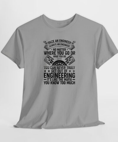 Alternative view of Once An Engineer Unisex Tişört