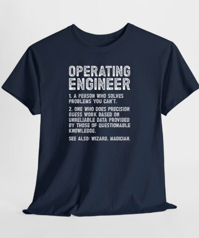 Operating Engineer Unisex Tişört - Görsel 6