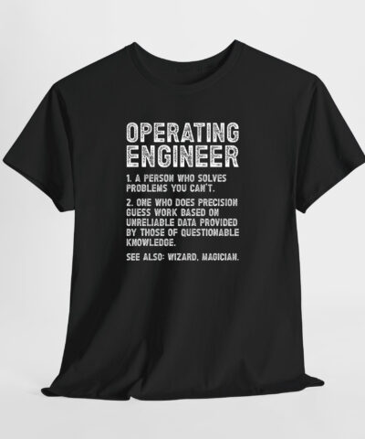 Operating Engineer Unisex Tişört - Görsel 8