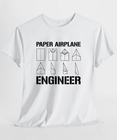 Alternative view of Paper Airplane Engineer Unisex Tişört