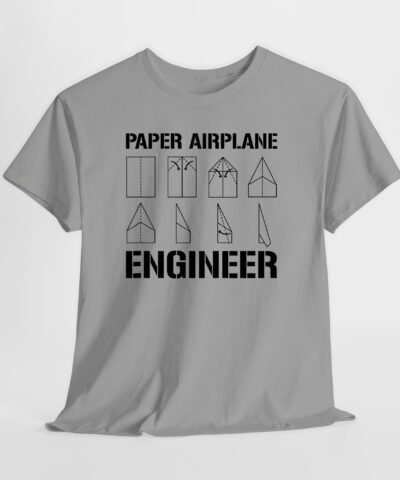 Paper Airplane Engineer Unisex Tişört - Görsel 3
