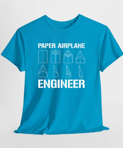 Paper Airplane Engineer Unisex Tişört - Görsel 9