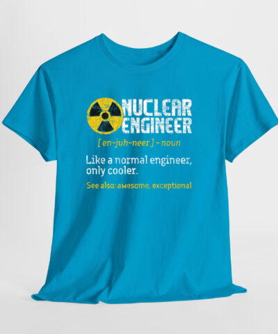 Alternative view of Nuclear Engineer 3 Unisex Tişört