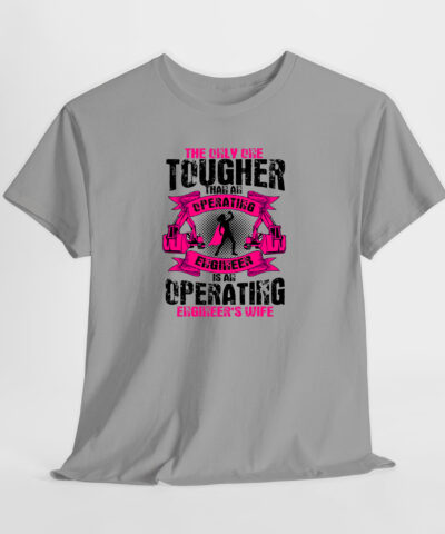 Operating Engineer Wife Unisex Tişört - Görsel 4